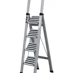 سلم ألومنيوم 4 درجات للمنزل والعمل